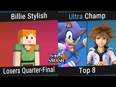 NOLA Smash Weekly 299 - Billie Stylish (Steve) Vs. Champ (Sonic/Sora)