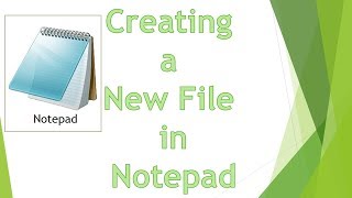 How to create and save a text file in notepad | .txt FILE |.