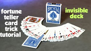 Neue Möglichkeit, Ihr UNSICHTBARES DECK zu verwenden, Tutorial zum Kartentrick für Wahrsager