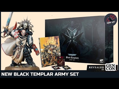 NEW WARHAMMER 40k REVEAL - BLACK TEMPLAR ARMY SET - Any Good For Kill Team? GENCON 2021 Space Marine
