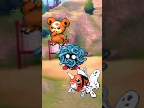 DRASTICALLY Changing Shiny Pokemon From the Safari Zone - Tangela, Teddiursa, Seaking! #Shorts