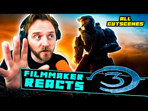 FILMMAKER REACTS: HALO 3 | ALL CUTSCENES!!