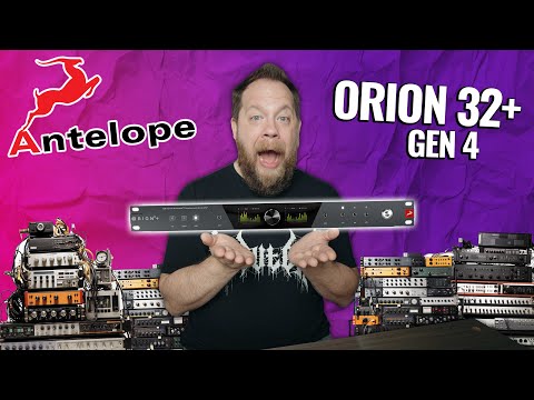 Antelope Audio Orion 32 Plus Gen 4 USB / Thunderbolt Audio Interface 2024 - Present - Black image 2