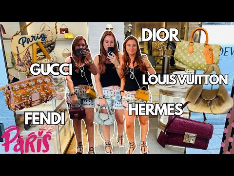 LUXURY SHOPPING VLOG PARIS! Come shopping with me in Louis Vuitton, Hermes, Fendi, Gucci & Dior.