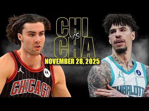 Chicago Bulls vs Charlotte Hornets Full Game Highlights - November 28, 2025 | NBA Season
