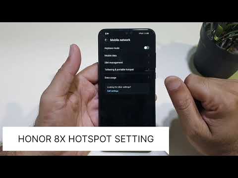 HONOR 8X HOTSPOT SETTING HOW TO PASSWORD CHANGE | Conecting problem fix
