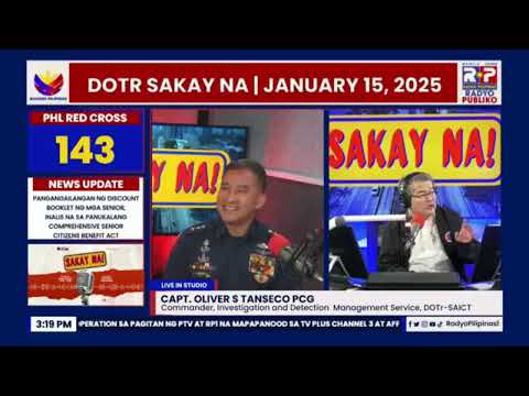 DOTr SAKAY NA! sa Radyo Pilipinas ep. 2 [15/01/2025]