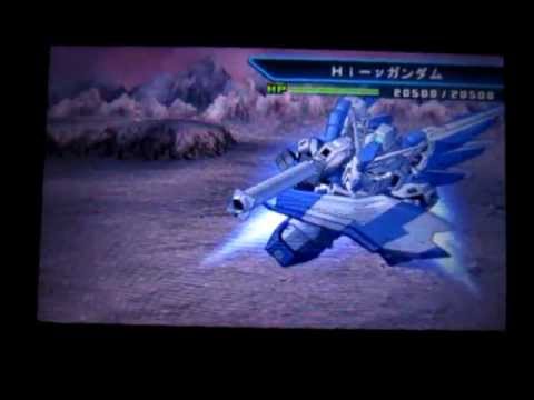 SD Gundam G Generation 3D Final Boss 1 turn kill + ending