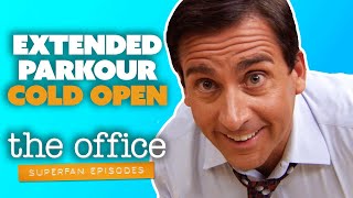 PARKOUR! | Extended Cold Open | A Peacock Extra | The Office Superfan Episodes