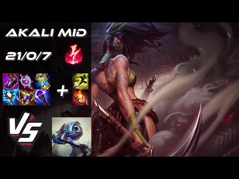 MID Akali vs Fizz - NA Grandmaster Patch 25.24