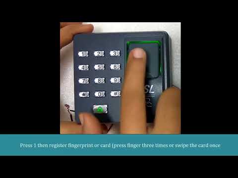 X7 Finger Print Access Control System Without Data
