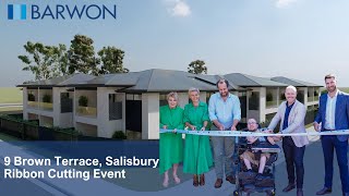 Barwon Healthcare Property Fund - SDA ribbon cutting event - 9 Brown Terrace, Salisbury SA