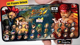 Street Fighter 4 Champion Edition MOD v1.04 APK+OBB | Unlock All Characters | Android #amirgames03