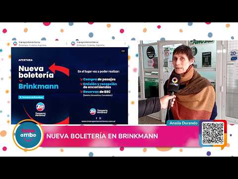 MÁS SERVICIOS: Quedó Habilitada La Boletería De Transporte Morteros En Brinkmann