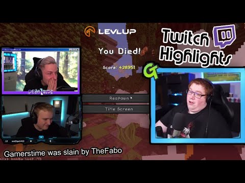 Rage, Kills and Fails! Craft Attack 8! German Twitch Highlights - Minecraft #5