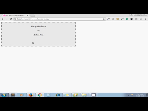 Drag And Drop File Upload Using JavaScript And PHP