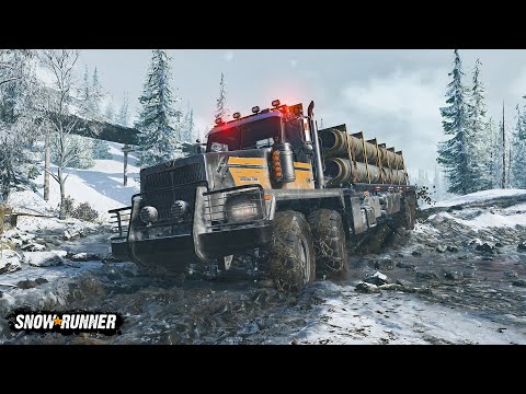 SNOWRUNNER Gameplay Walkthrough Part 2 - FIRST GARAGE