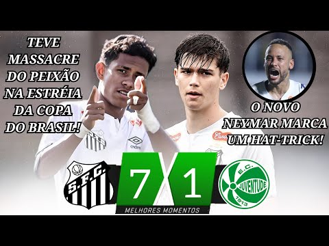 Santos 7 x 1 Juventude | Gols e Melhores Momentos | COPA DO BRASIL SUB-17