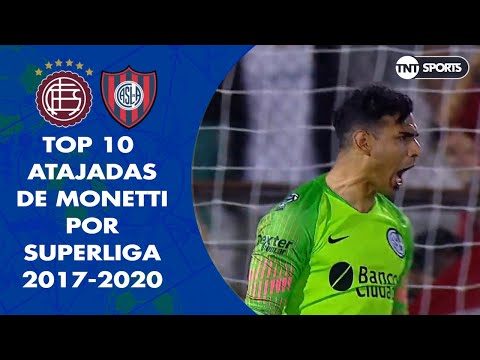 Top 10 atajadas de MONETTI en Superliga (2017 - 2020)