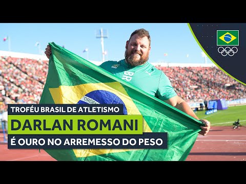 Darlan Romani é ouro no arremesso do peso no Troféu Brasil de Atletismo