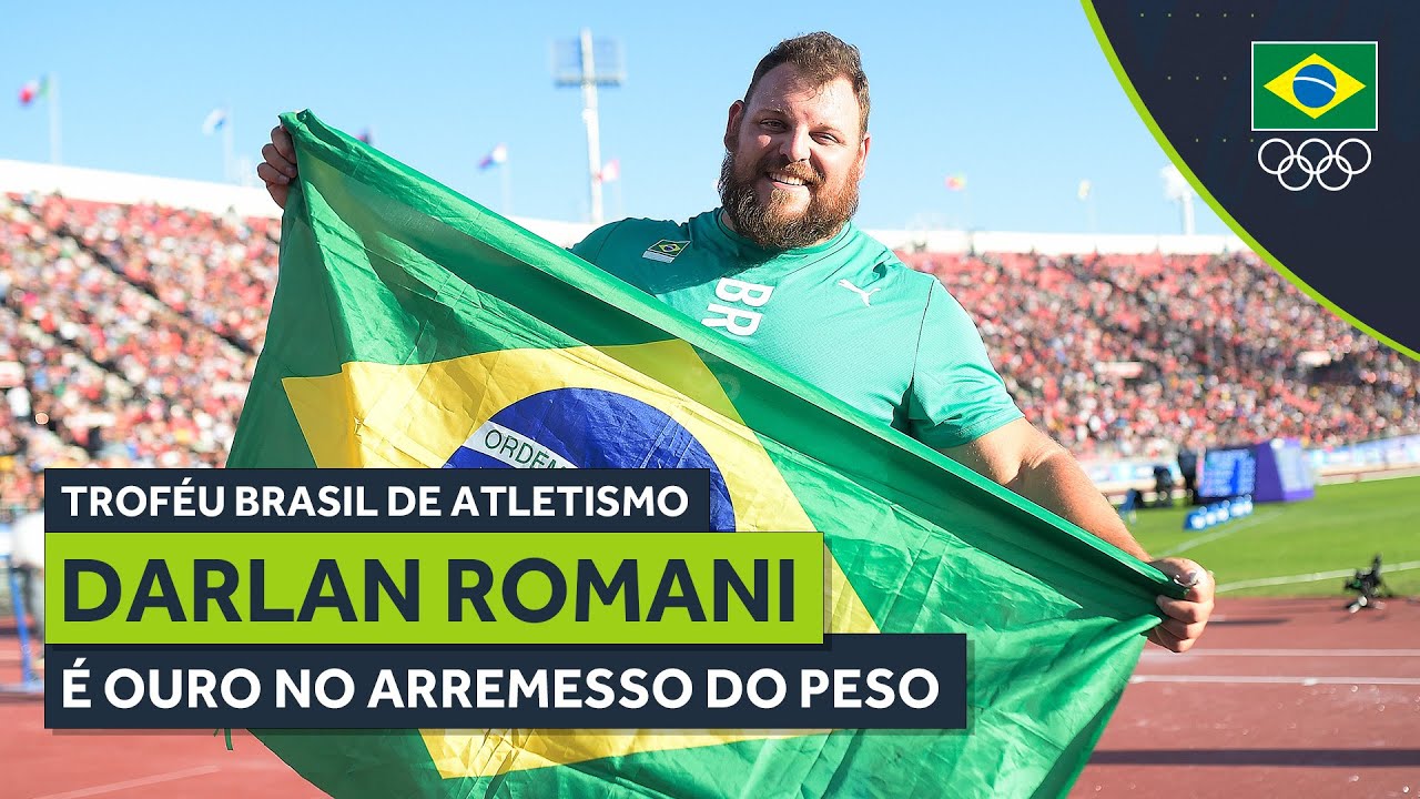 Darlan Romani é ouro no arremesso do peso no Troféu Brasil de Atletismo