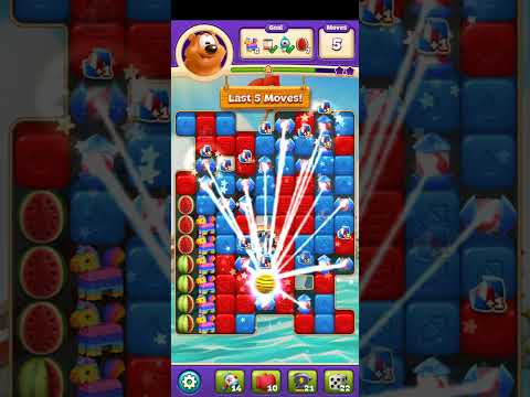 Toonblast Level 8212. Super Hard. No Boosters.