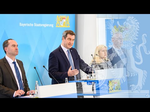 Auszüge aus der Pressekonferenz - Corona - Katastrophenfall ausgerufen - Bayern