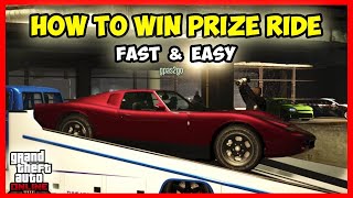 How to Claim Prize Ride FAST in GTA 5 Online - FREE CAR (How to win all Races)