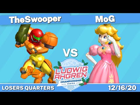 TheSWOOPER (Samus) VS MoG (Peach) Losers Quarters - Ludwig Ahgren Championship Series EC Qualifier
