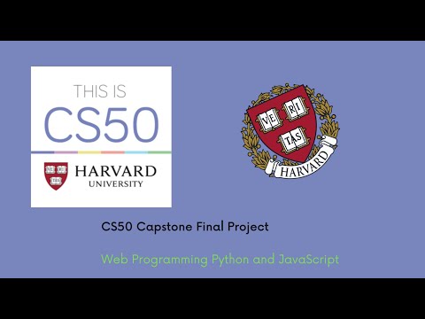 Cs50 Web Programming Python And Javascript Capstone Final Project