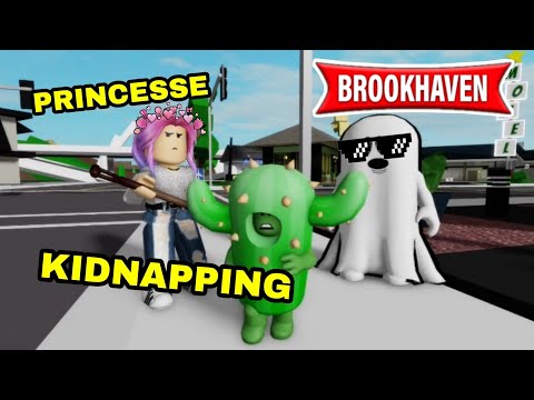 CACTUS KIDNAPPED BY A CRAZY JEALOUS PRINCESS! BROOKHAVEN RP - ROBLOX