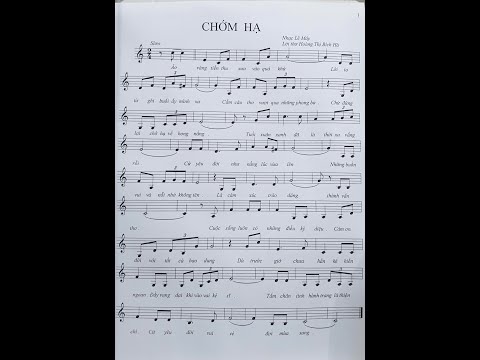 Chớm hạ Sheet - Lê Máy