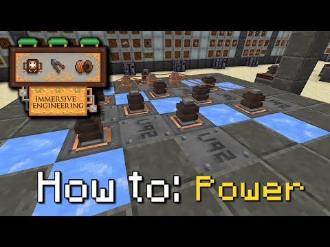 How to: Immersive Engineering | Power Generation (Minecraft 1.16.5)