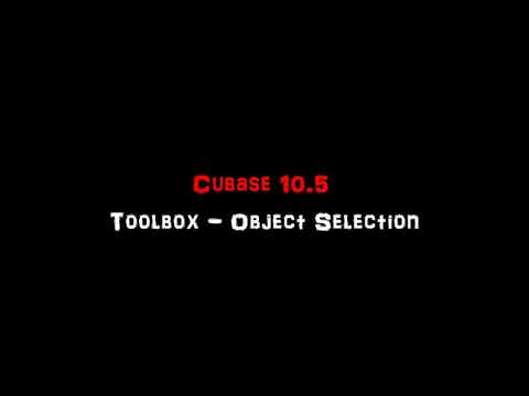 Cubase Toolbox Object Selection