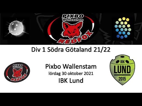 Div 1 2021 Pixbo Wallenstam - IBK Lund 20211030