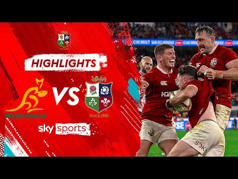 Australia vs British & Irish Lions Second Test | Highlights 🦁