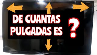como medir las pulgadas de un TV Lcd led, como se mide un Lcd