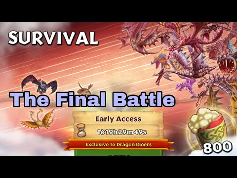 NEW SURVIVAL GAUNTLET Final Battle - Dragons:Rise of Berk