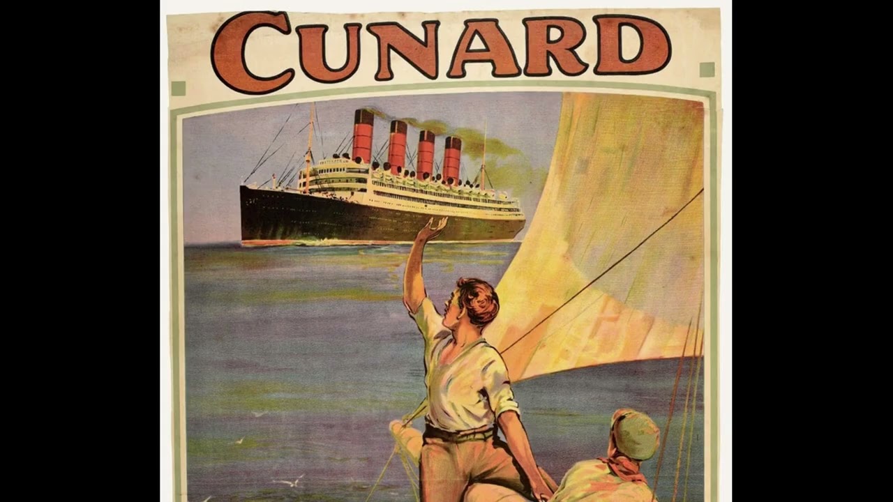 CUNARD OCEAN LINER POSTER