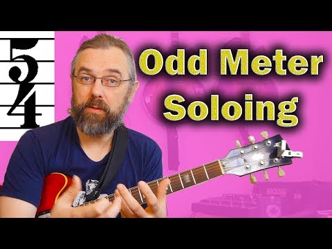 Odd Time Signatures Guitar Lesson - Beginning 5/4 on a Jazz Blues in F