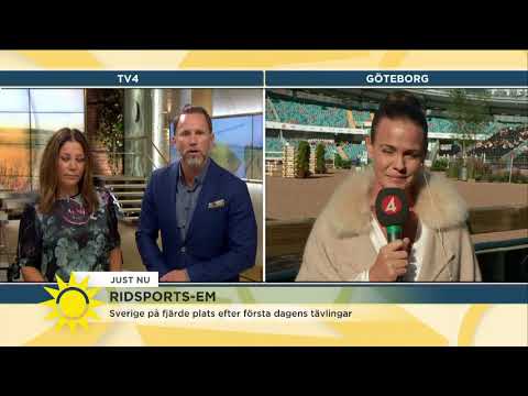 Suzanne Sjögren om Ridsports-EM: "Jag är lite tagen på sängen" - Nyhetsmorgon (TV4)
