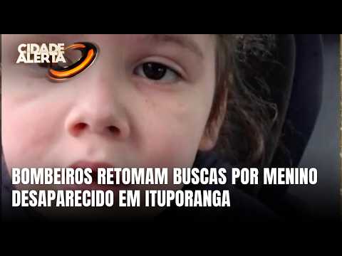 Bombeiros fazem buscas por menino desaparecido após entrar em rio em SC