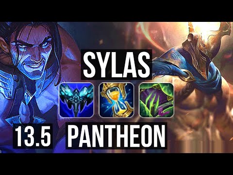 SYLAS vs PANTHEON (MID) | 10/4/22, Legendary, 300+ games | KR Master | 13.5