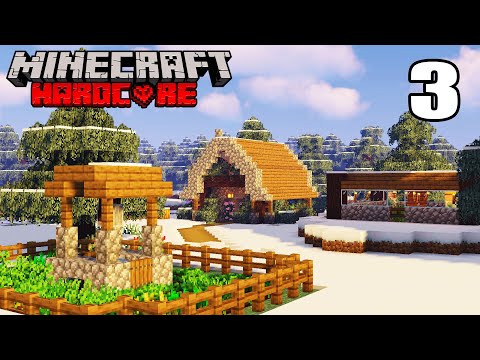 Tootsie - Hardcore Minecraft Let's Play | FARMS & VILLAGER Breeder | Episode 3