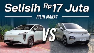 KOMPARASI WULING CLOUD EV VS AION Y PLUS, HANYA SELISIH RP17 JUTA SAJA