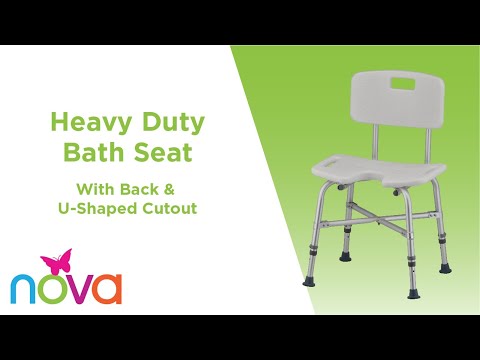 500 lb. Wt. Cap. Heavy Duty Bath Seat with Hygienic Cut Out  9061