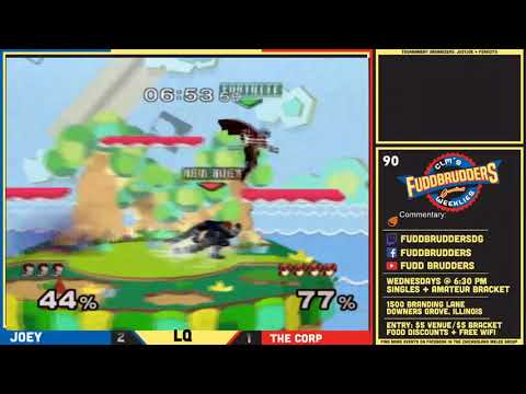 SSBM The Corporation vs Joey FuddBrudders 90