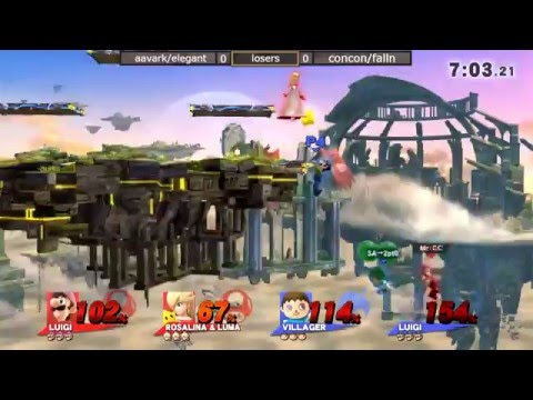 2GGT: FOW Saga - Aarvark/Elegant (Blue) Vs. ConCon/falln (Red) Losers Side - Smash Wii U