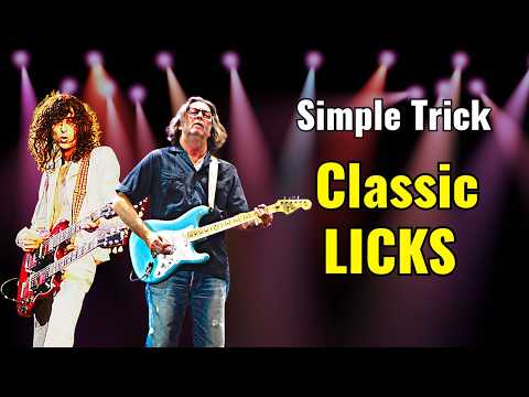 The SIMPLE Blues Trick In Clapton & Page’s Classic Licks!!