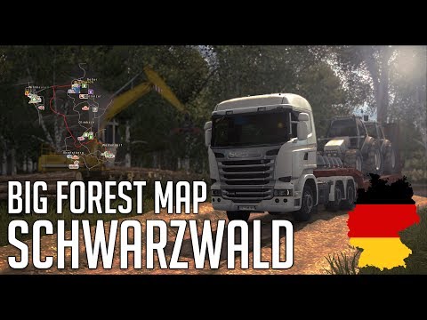 ETS 2 1.27 Schwarzwald v0.4 Map Mod ADD-ON - Euro Truck Simulator 2
